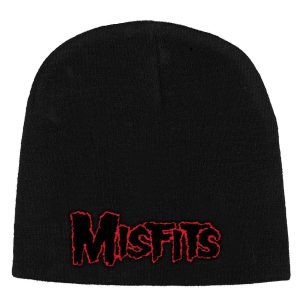 Mistfits Beanie Hat Red Horror Logo