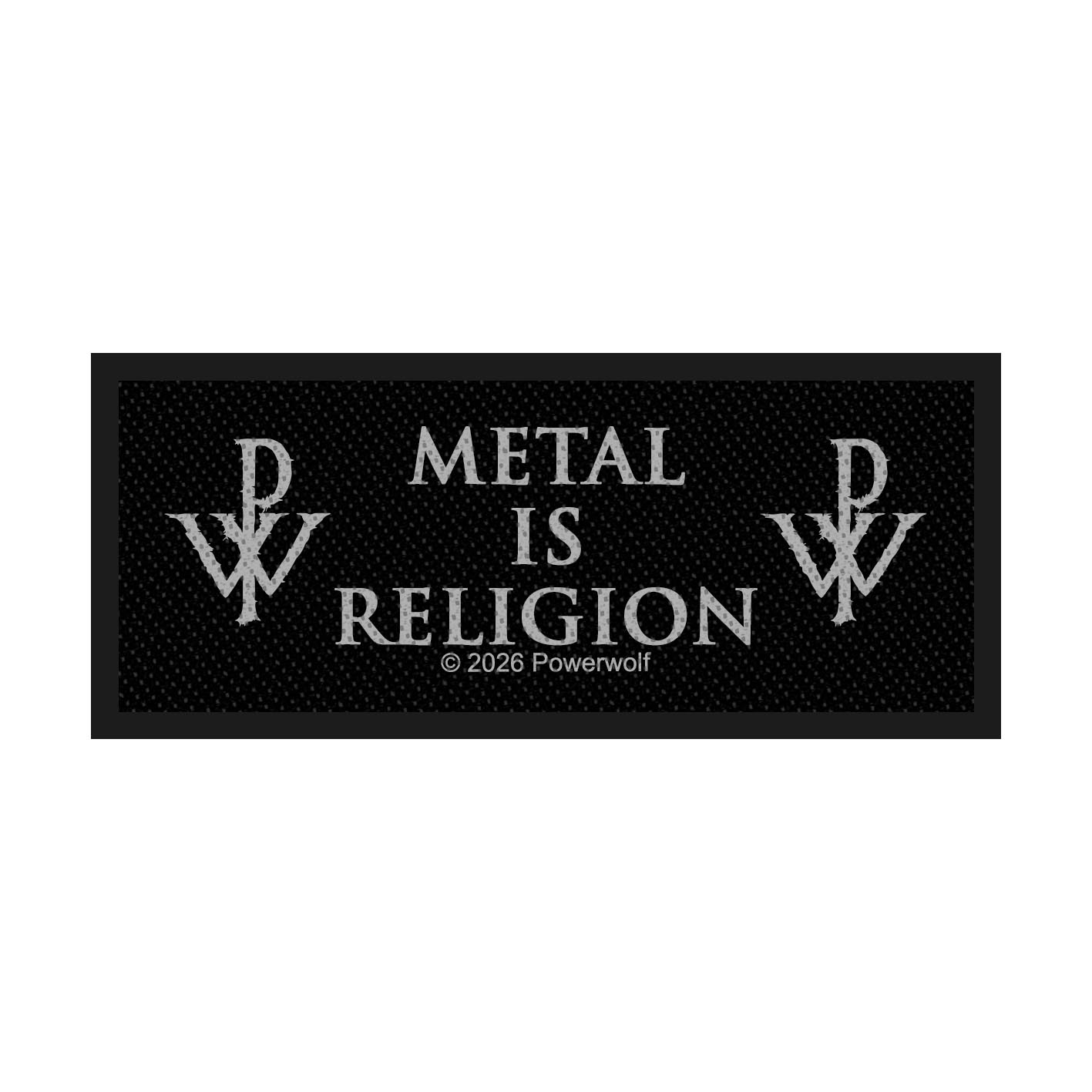 Powerwolf ‘Metal Is Religion’ Woven Patch
